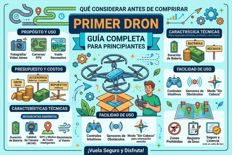 Aspectos a considerar para elegir tu primer Drone