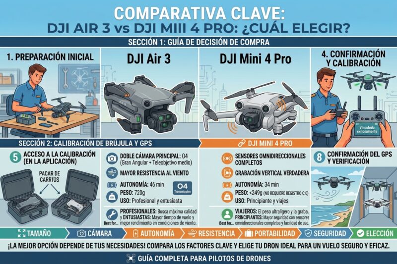 DJI Air 3 vs DJI Mini 4 Pro: ¿cuál elegir?